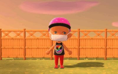 Diseño “Colorful Skull” para Animal Crossing